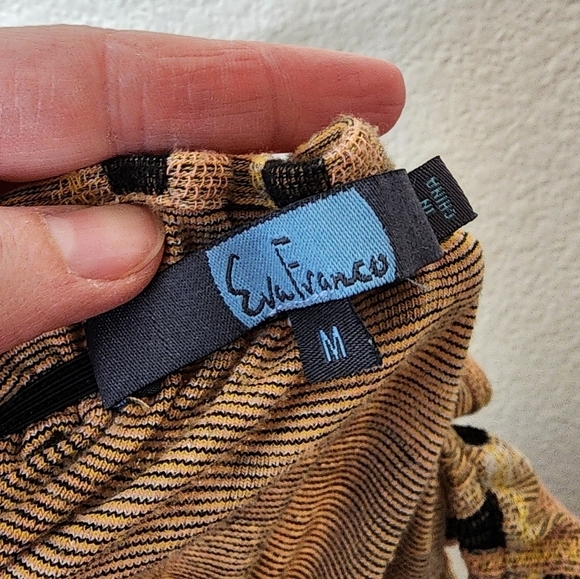 Anthropologie Eva Franco Checked Ruffle Tank M - Picture 6 of 7